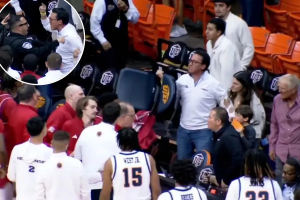 Fan THROWS Chair After Buzzer Beater Loss
