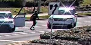 Woman LEAPS Onto Hood As Road Rage Erupts