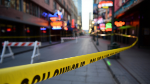 Shots RIP Through Crowd People DIVE For Cover