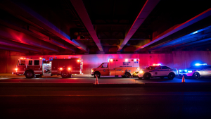 Man HANGS By One Hand As Officers GRAB