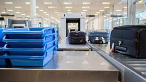 Baby GOES LIMP In TSA Line Agent DIVES In
