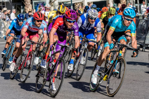 Elderly Woman DRIVES Into Racing Cyclists