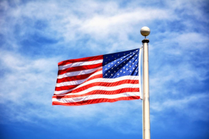 Military Wife CONFRONTS Crowd Over Upside-Down Flag