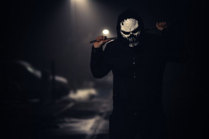Masked Man CHASES Women — One Fights Back