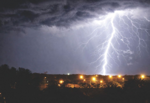 Lightning STRIKES Staffer — He Survives