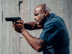 Woman WIELDS Tire Iron — Officer Fires